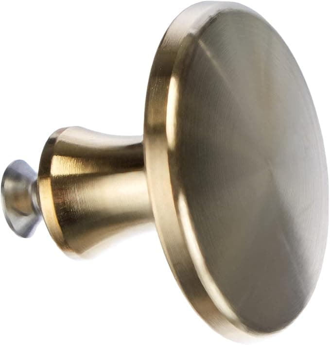 STAUB Large Cast Iron Casserole Knob 4 x 4 x 2.8 cm, Brass, Brass - Image 1