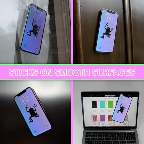 Silicone Suction Cup Cell Phone Holder, Adhesive Back, Strong Grip, Hands Free Stand for Selfies, Mobile Power, Selfies and Videos - Image 7