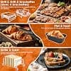 Ninja Accessories for Ninja Foodi Max Dual Zone AF400EU AF451EU AF300EU AF500EU 7.6L-10.4L Hot Air Fryer Silicone Mold for Ninja Hot Air Fryer - Image 6