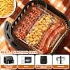 Ninja Air Fryer Grill | HONYAO 2pcs Stackable AirFryer Accessories for Ninja AF300EU AF400EU and Other Dual Fryer 7.6L -10.4L | Food Stainless Steel 304 | Air Fryer Racks - Image 5