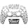 eXtremeRate Luna Controller Case for PS5 BDM-010/020/030/040/050, Faceplate for PS5 Controller with Touchpad and Banknote - Image 4