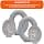 WC Wicked Cushions Upgraded Earpads for Bose QC35 & QC35ii (QuietComfort 35) Headphones - Soft Leather, Luxurious Memory Foam, Increased Thickness, Increased Durability | Silver - Image 7