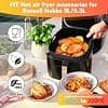 23-25 cm Air Fryer Accessory, Silicone Air Fryer Mould for Russell Hobbs Air Fryer XXL 8L/8.3L, Air Fryer Mould with Air Fryer Grill, Toast Grill, Cake Mould - Image 3