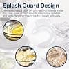 MMOBIEL Artisan & Classic Series Tilt Head 4.5-5 Quart Pouring Shield for KitchenAid - Splash Guard for Stainless Steel, Glass and Ceramic Bowls - Image 5