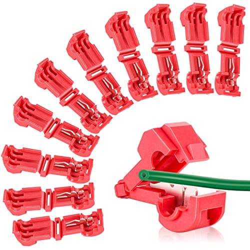 10 Pcs Lawn Mower Boundary Cable Connection Terminals Charging Station T Connector Quick Connector Power Thief for Lawnmower Robot Lawn Mower Husqvarna Automower, Worx - Image 2