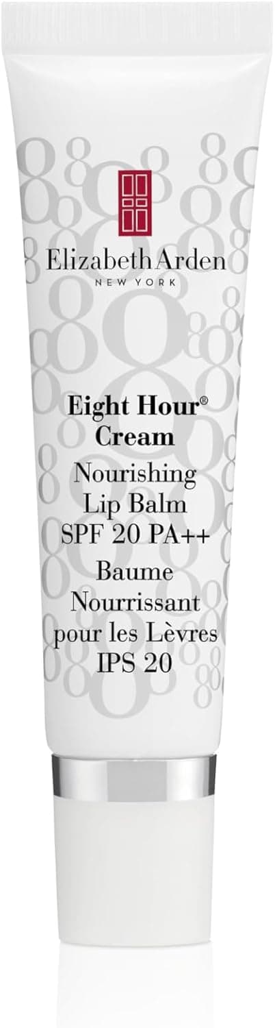 Elizabeth Arden, Eight Hour Cream, Lip Balm, Nourishing Skincare Care, Lip Sunscreen, Moisturizing Face Care, SPF 20 - Image 1