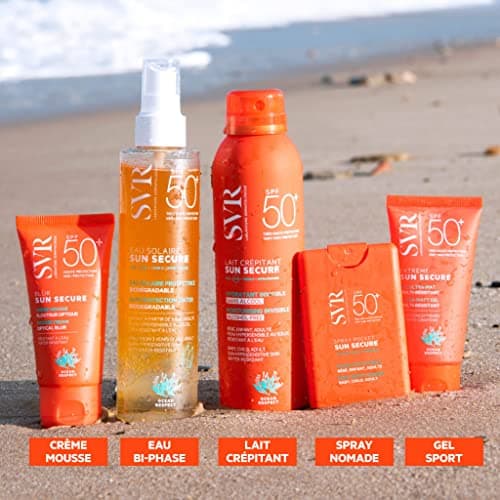 SVR - Sun Secure Blur SPF50+ - Crème mousse solaire effet flouteur optique – Très haute protection UVA, UVB, infrarouge & lumière visible – Peaux sensibles – Niacinamide, Vitamine E – 50 ml - Image 6