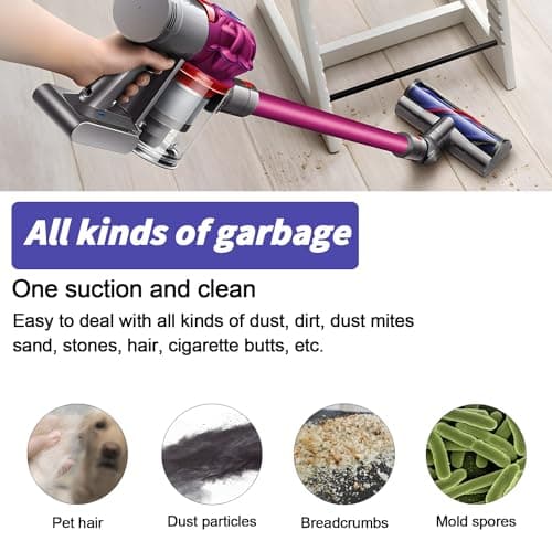 Brush Head Compatible for Dyson V7 V8 V10 V11 V15 SV10 SV11 SV12 SV14, Turbo Accessory Compatible for Dyson, Replacement for Hard Floors and Carpets - Image 6