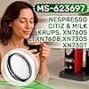 Milk Frother Lid for Coffee Machine Capsule Diameter 9/7.5 cm with Original Code MS-623697 for Krups for Nespresso Citiz & Milk – Made in Switzerland – 5 Year Guarantee ONIX TECH - Image 4