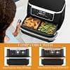 Air Fryer Silicone Mould for Ninja Foodi Flex 10.4L AF500EU Accessory Compatible with Ninja Foodi Max AF500EU (5.2L x 2+10.4L) - Image 3