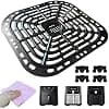 6QT Air Fry Pan for Instant Pot Vortex Plus 6QT XL Air Fryer Updated Grid Tray Insert Grid Grid for 6QT Instant Fryers, Switches to - Image 2