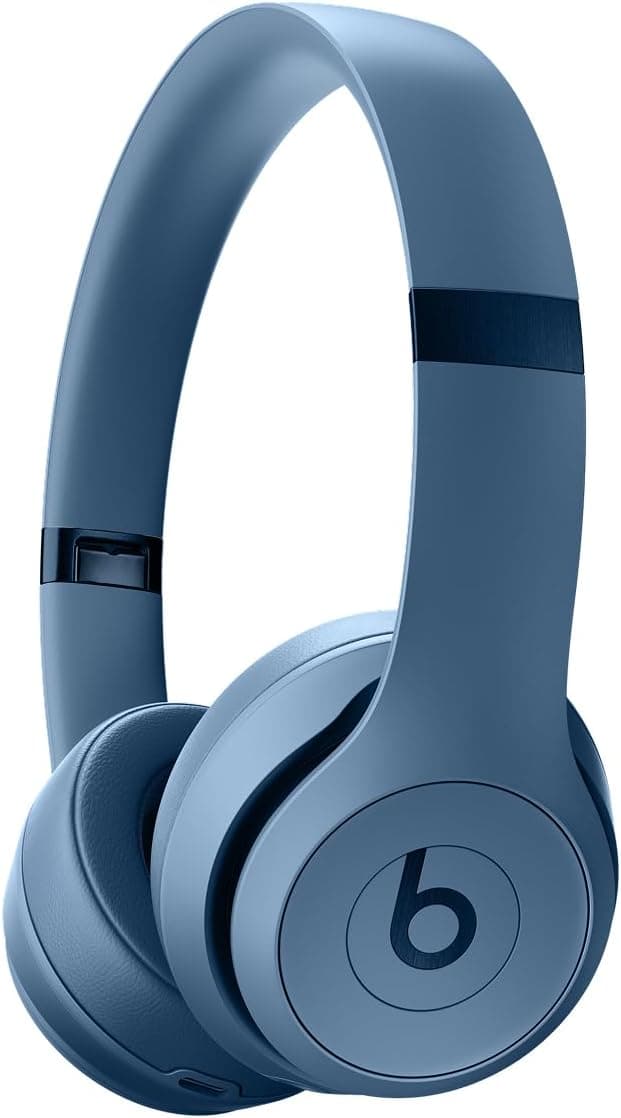 Beats Solo 4 - Wireless Bluetooth Over-Ear Headphones, Apple and Android Compatible, 50 Hours of Battery Life - Slate Blue