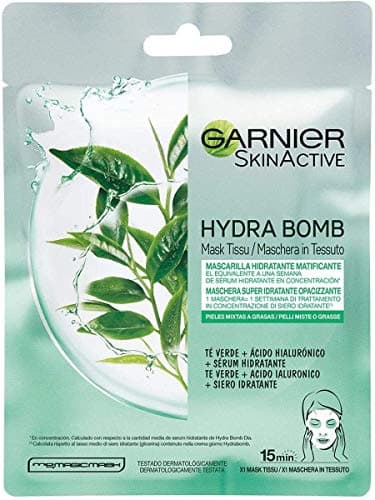 Garnier HydraBomb Skin Care Fabric Mask with Different Effect Pack of 5 - Image 6