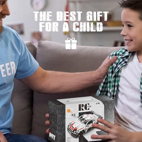 RC F1 Car For Ages 8+ Compatible with Lego Technic, Model White 389 Pieces 1:16 with Remote Control 2.4g Hz, Perfect Birthday Gift for Kids 10 11 12 13 14 15 Years Old - Image 7