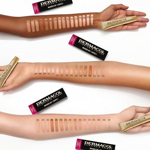 Dermacol DC Full Coverage Foundation Foundation | Waterproof Concealer Base SPF 30 | Liquid Makeup | Tattoo Camouflage, Scars, Acne, Skin Spot | Light Beige (210) - 30 g - Image 7