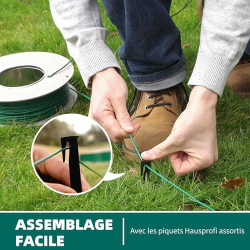 HAUSPROFI Robot Lawnmower Cable 100 m Universal Compatible Robot Lawnmower Wire, Quality Tinned Copper Peripheral Cable, Cable for Husqvarna, Worx, Gardena, Bosch, Yard Force etc - Image 7
