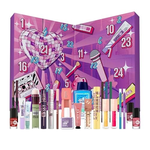 Maybelline New York Advent Calendar 2025 – Set of 24 Makeup Products – Large Format – Tint, Look, Lips & Nails - Image 4