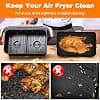 Air Fryer Mould, 3PCS Air Fryer Accessory for Ninja Air Fryer 10.4L AF500EU, Silicone Air Fryer Mould for Ninja Foodi Flex 10.4L, Air Fryer Accessories for Ninja Air Fryer - Image 4