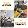 3 Pieces Silicone Mould Air Fryer Accessories, Reusable Hot Air Fryer Silicone Paper Baking Fryer Oil Free Airfryer Basket Suitable For Ninja Foodi Max Cosori Moulinex Tefal - Image 6
