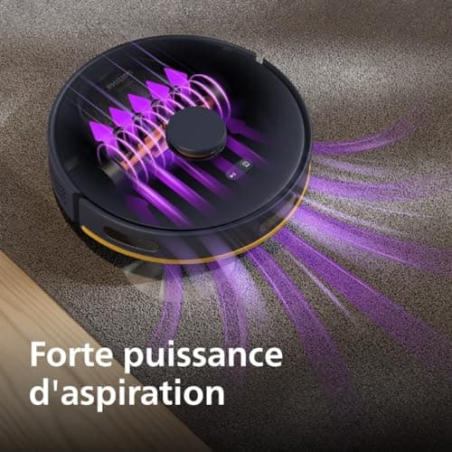 Philips Robot Vacuum Cleaner 2000 Series - 2700 Pa Suction, Laser Navigation, Homerun Application, Automatic Dump Station, 130 Minute Runtime, Carpet Mode (XU2100/20) - Image 4