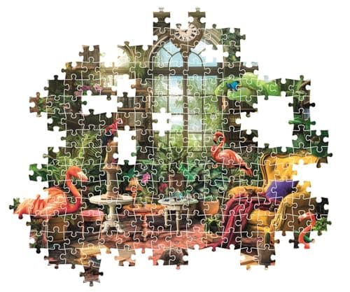 Clementoni - Puzzle for Adults 1000 Pieces, HQC The Greenhouse Library - Compact Box, Box Made in Italy, 39936 - Image 6