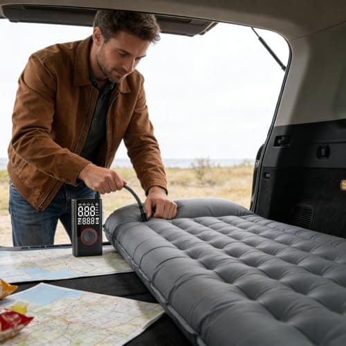 Pompe à air pour pneus de voiture, compresseur électrique de gonflage rapide de 150 psi, 5 modes, affichage numérique, gonfleur de pneu portable, pour automobile, camion, SUV, camping-car, vélos - Image 4