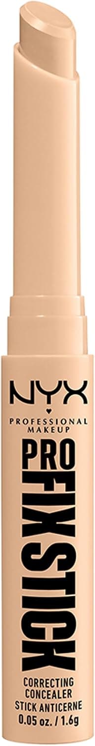NYX Professional Makeup Concealer Stick, Covers Blemishes, Dark Spots and Bleaching, Vegan, Pro Fix Stick, 12 Hour Holding, Vanilla,