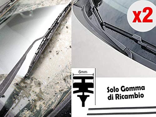 CARALL Pair of 28" 700mm Flat Rubber Replacement Universal Iron Wiper Blades Replacement for Bosch Aerotwin Wiper Blades S02896 - Image 4
