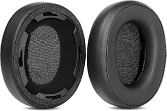Comfortable Replacement Earpads Compatible with Audio-Technica ATH-SR50BT Wireless with Softer Protein Leather & Memory Foam
