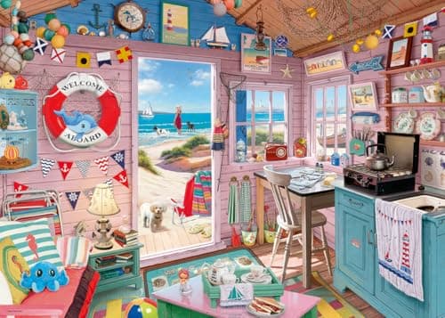 Ravensburger - 1000 piece jigsaw puzzle - Beach Shed - Adults and Children from 14 years old - High quality puzzle - Hut - 12000032 - Image 4