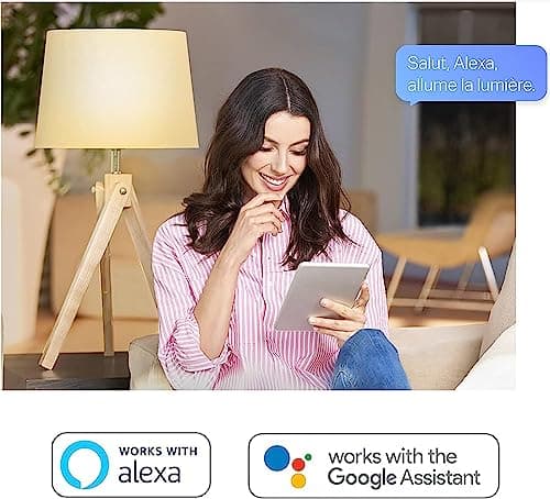 Tapo Ampoule Connectée WiFi, Ampoule LED E27 Blanc Chaud 2700K, Dimmable 8.7W 806Lm, Compatible avec Alexa et Google Home, Commande Vocale, Economie d'énergie, L510E(2-pack) - Image 6