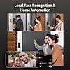 Aqara G4 Video Doorbell with Chime, Wireless or Wired Doorbell, Facial Recognition and Automation, 2.4GHz WiFi, 1080p, Wireless Doorbell with Camera, Compatible with HomeKit, Alexa, Google Home - Image 8