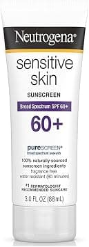 2 x Neutrogena Sensitive Skin Sunb Lock Face Lotion SPF 60 (Sun Protection for Sensitive Skin) in USA