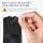 kwmobile Non Slip Pads Compatible with Razer DeathAdder V3 Pro Mouse Stickers - PU Leather Gaming Mouse Grip - Black - Image 4