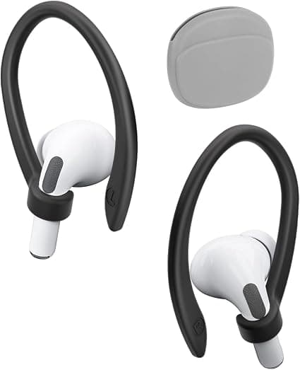 1 Pair Anti-lost Bluetooth Headset Ear Hooks Suitable for Air Pods, Apple Earphones, Anti-lost Sports Accessories, Silicone Ear Hooks, Ferrous - Image 1