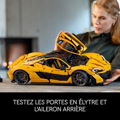 LEGO Technic McLaren P1 Hypercar Model Kit for Adults - Gift Idea for Car Enthusiasts - Reduced Scale Collector's Item - Racing Car Replica 42172 - Image 6