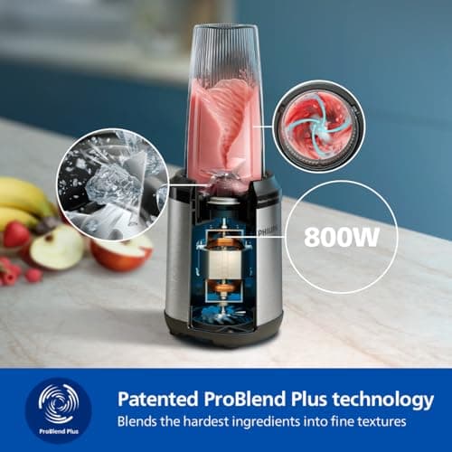 Philips HR2765/00 Series Mixer 5000-800 W, ProBlend Plus blades, compact design - Image 5