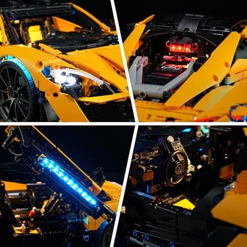 BRIKSMAX Led Lighting Kit for LEGO Technic McLaren P1 - Compatible with Lego 42172 Building Blocks Model- Not Include Lego Set - Image 4