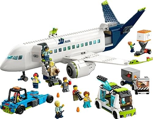 Lego City Passenger Airplane 60367 & Police All-Terrain Buggy 30664 - Image 5