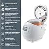 Yum Asia Panda Mini Rice Cooker with Ninja Ceramic Bowl and Advanced Fuzzy Logic (3.5 Cups, 0.63 Litre) 4 Rice Cooking Functions, 4 Multicooker Functions, 220-240V (Arctic White) - Image 4
