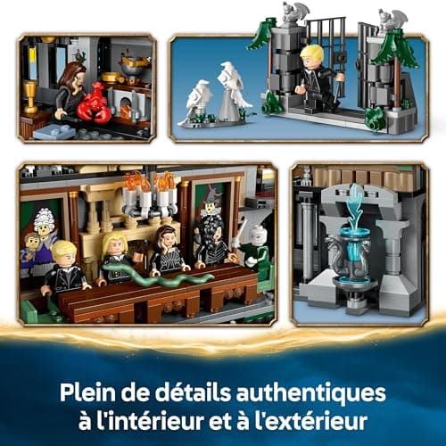LEGO Harry Potter The Manor of the Malefoy - Collector's Building Game for Boys and Girls from 10 Years - 9 Minifigures Including Dobby and Lord Voldemort 76453 - Image 4