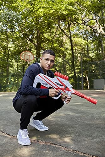 Nerf Fortnite, Motorised B-AR Blaster, Converge Coating, 10 Dart Charger, 10 Official Nerf Elite Darts - Image 6
