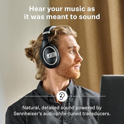 Sennheiser HD 599 Special Edition, Open Circumaural Headset, Black [Amazon Exclusive] - Image 4
