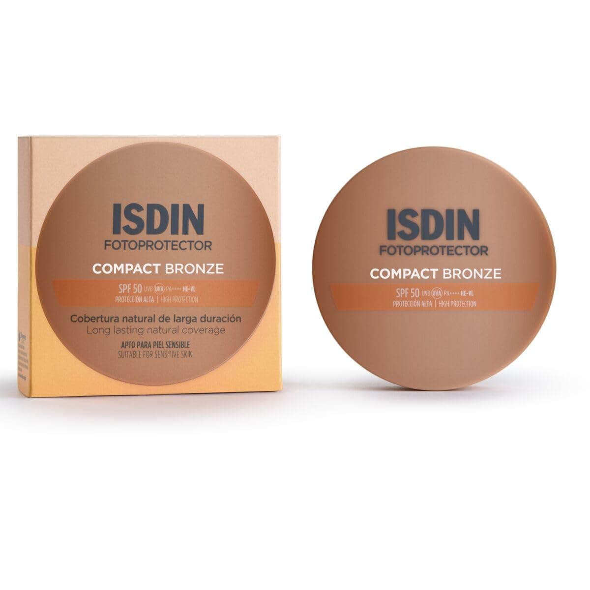 ISDIN Fotoprotector Compact Light SPF 50 (10 g) | Compact Face Sun Protection | Light Texture with Immediate Absorption - Image 5