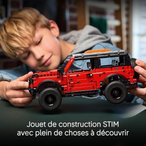 LEGO Technic SUV Ford Bronco - Jeu de Construction de Voiture 4x4 - Maquette avec Portes Ouvrantes, Moteur V6, Suspension & Direction - Cadeau Collector pour Garçon dès 9 Ans 42213 - Image 6