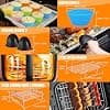 Accessoires Airfryer pour Philips Airfryer Dual Basket 3000 Series - Air Fryer Accessories Comprend un moule en silicone, une grille, des moules à pain, des pinces de cuisine, un spray d'huile, etc - Image 5