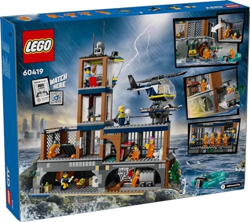 Lego City Kit 60419 Police Station on Prison Island and Police Offroad Buggy 30664 - Image 4