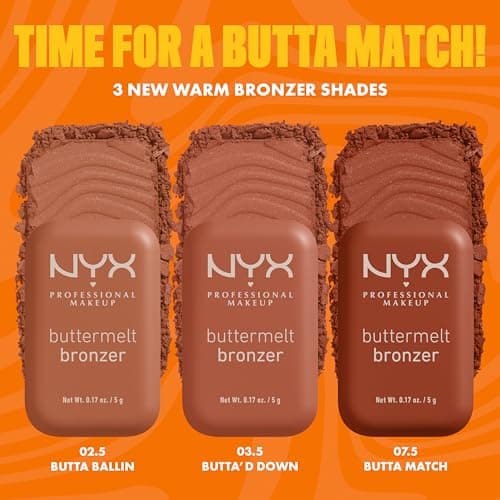 NYX PROFESSIONAL MAKEUP - Bronzeur Crème - Utilisation Corps et Visage - Buttermelt Bronzer, Teinte : Butta Than U - Image 6