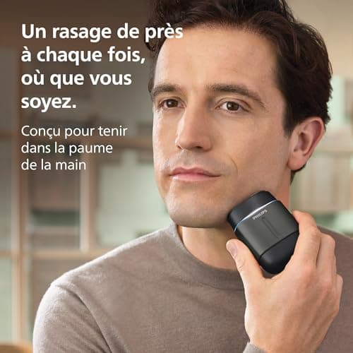 Philips 700 Series Shaver - Electric Compact Lift & Cut System, SteelPrecision Dual Blades, 4D Flexible Heads, Wet or Dry Bristles, Nose / Ear Accessory, Travel Case, Model S792/06 - Image 3