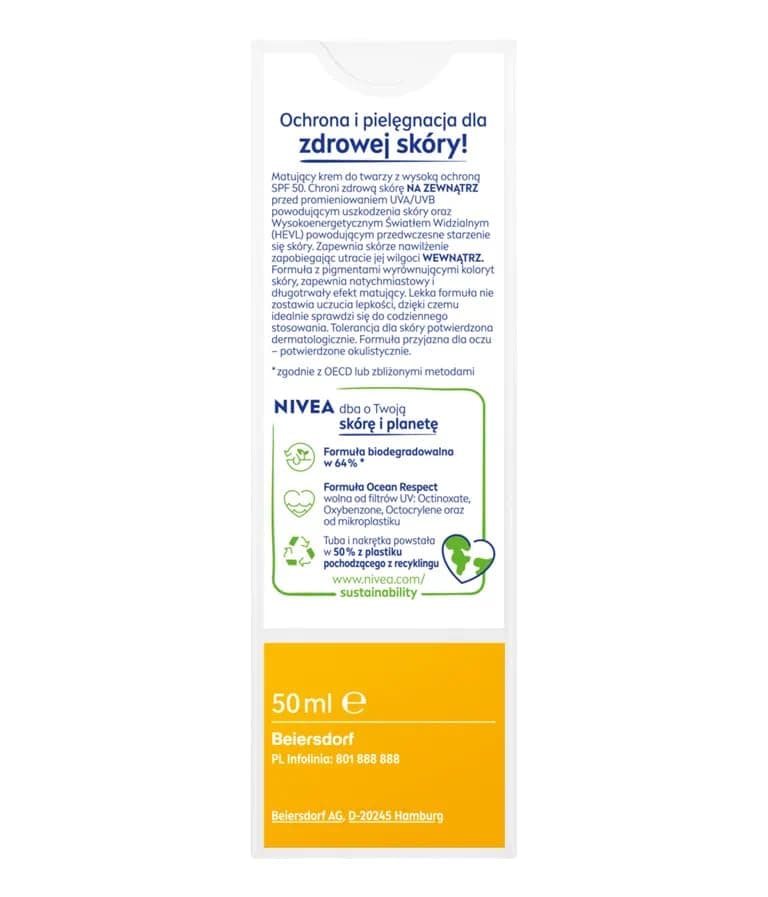 Nivea Sun Crème matante de peau de couleur de peau de nivellement de visage avec la protection élevée, Spf 50, 50 ml - Image 5